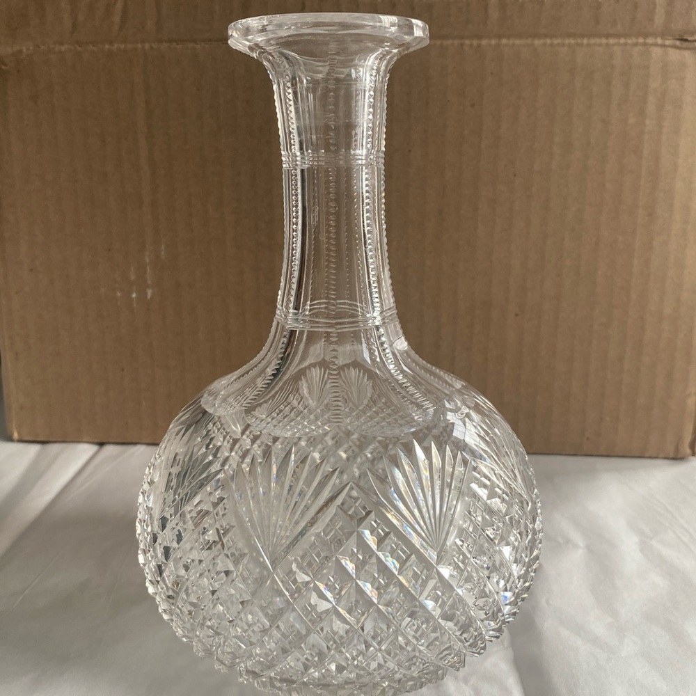 American Brilliant Carafe Strawberry Diamonds